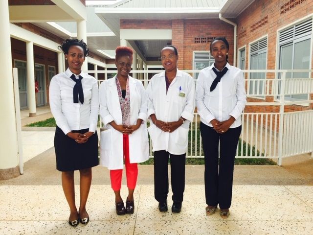 Clinical rotation (2017) of the first cohort of Masters in Nursing Leadership students at the University of Rwanda that were mentored by myself and the Director of Nursing.