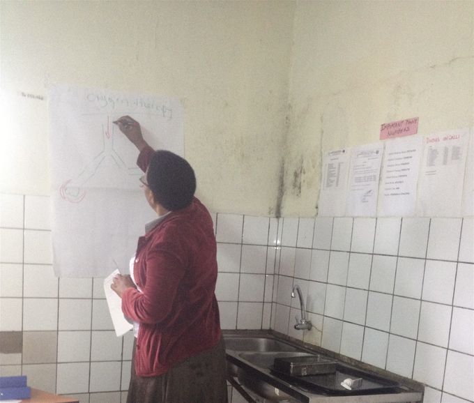 Learning can take place in any environment. I facilitated weekly continuing education presented by the nurses on a Internal-Medicine ward